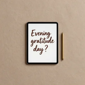 Evening Unwind Gratitude Journal